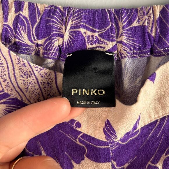 PINKO Floral Print Casual Pant - Picture 6 of 11